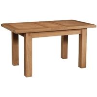 devonshire somerset oak dining table with 1 leaf