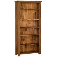Devonshire Rustic Oak Bookcase - Tall