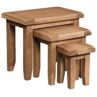 Devonshire Somerset Oak Nest of Tables