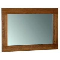 Devonshire Rustic Oak Wall Mirror - 130cm x 90cm