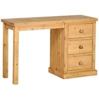 Devonshire Chunky Pine Dressing Table - Single Pedestal