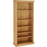 devonshire chunky pine bookcase 6ft tall