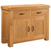 Devonshire Clovelly Oak Sideboard - 2 Drawer 2 Door