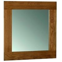 devonshire rustic oak wall mirror 90cm x 90cm