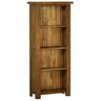 devonshire rustic oak bookcase medium narrow