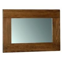 Devonshire Rustic Oak Wall Mirror - 90cm x 60cm