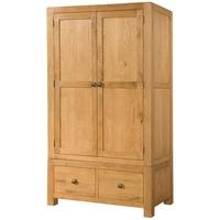 Devonshire Avon Oak Wardrobe - Double 2 Drawer