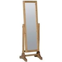 Devonshire Chunky Pine Cheval Mirror