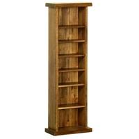 Devonshire Rustic Oak CD DVD Rack