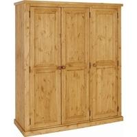 Devonshire Chunky Pine Wardrobe - Hanging 3 Door