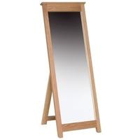 devonshire new oak cheval mirror