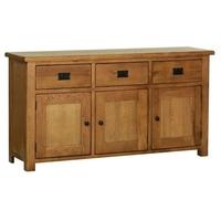 Devonshire Rustic Oak Sideboard - Large