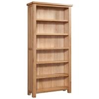 Devonshire Dorset Oak Bookcase - 6 Shelves