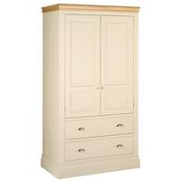 Devonshire Lundy Pine Wardrobe - Double 2 Drawer