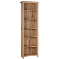 Devonshire New Oak Bookcase - Tall Narrow