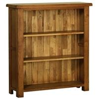 devonshire rustic oak bookcase small