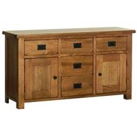 Devonshire Rustic Oak Dresser Base - Large