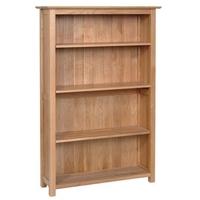 devonshire new oak bookcase medium