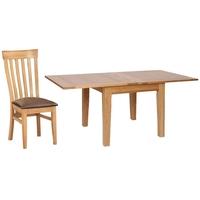 Devonshire New Oak Dining Set - Extending Table with 4 Toulouse Chairs