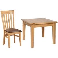 Devonshire New Oak Dining Set - Small Table with 4 Toulouse Chairs