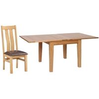 Devonshire New Oak Dining Set - Extending Table with 4 Arizona Chairs