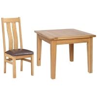 Devonshire New Oak Dining Set - Small Table with 4 Arizona Chairs