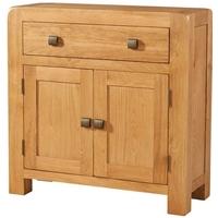 devonshire avon oak compact sideboard 2 door 1 drawer