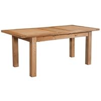 Devonshire Dorset Oak Dining Table with 1 Leaf - 120cm