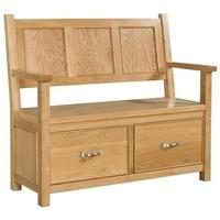 Devonshire Siena Oak Monks Bench