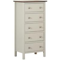 Devonshire Kenwith Painted Chest of Drawer - 5 Drawer Wellington