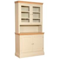 Devonshire Lundy Pine Glass Top Dresser - 2 Door