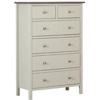 Devonshire Kenwith Painted Chest of Drawer - 4+2 Drawer