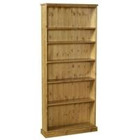 devonshire torridge pine bookcase 6ft with 8in deep shelves