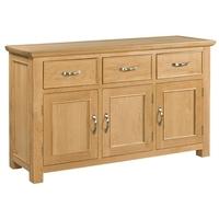 Devonshire Siena Oak Sideboard - 3 Door 3 Drawer