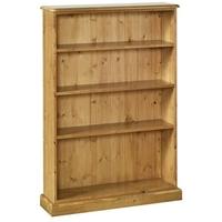 devonshire torridge pine bookcase 4ft with 8in deep shelves