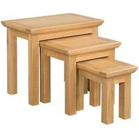 Devonshire Siena Oak Nest of Tables