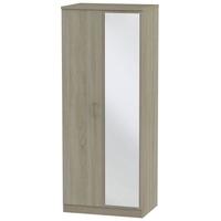 Devon Darkolino Wardrobe - 2ft 6in with Mirror