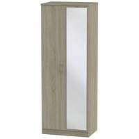 Devon Darkolino Wardrobe - Tall 2ft 6in with Mirror