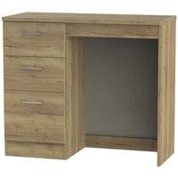 Devon Sterling Oak Dressing Table - Vanity Knee Hole