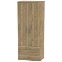 Devon Sterling Oak Wardrobe - 2ft 6in with 2 Drawer