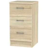 Devon Bardolino Bedside Cabinet - 3 Drawer Locker