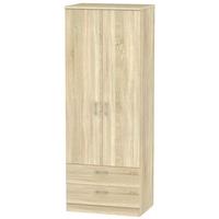 Devon Bardolino Wardrobe - Tall 2ft 6in with 2 Drawer