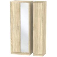 Devon Bardolino Triple Wardrobe - Tall with Mirror