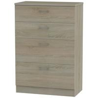 Devon Darkolino Chest of Drawer - 4 Drawer Deep