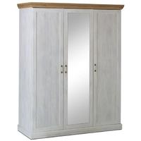 Devonshire Two Tone Wardrobe - 3 Door with Mirror