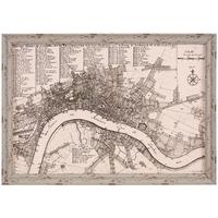 Decorative Accessories London Westminster Map (Set of 4)