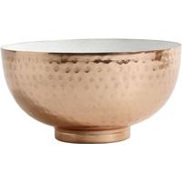 Deluxe Large White and Copper Bowl (Set of 2)
