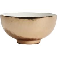 Deluxe Small White and Copper Bowl (Set of 4)
