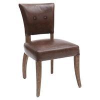 Debden Leather Chair, Brown