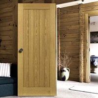 Deanta Ely Real American White Oak Veneer Door, Prefinished